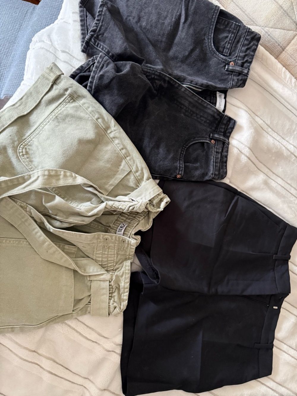 Mixed Casual Bottoms Bundle - Black, Olive, Washed Black